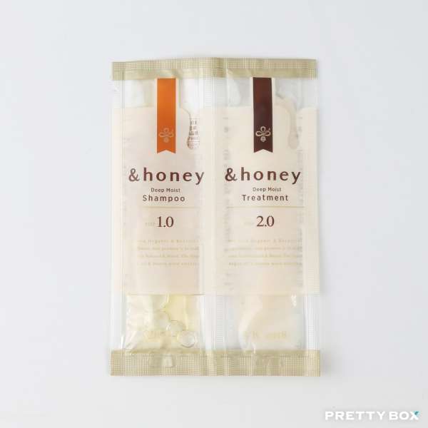 &Honey Deep Moist 1 Day Travel Kit (Shampoo 10ml + Conditioner 10g)