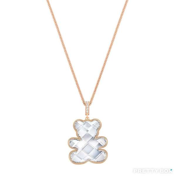 施華洛世奇 Teddy 項鏈, 镀玫瑰金色 5345685