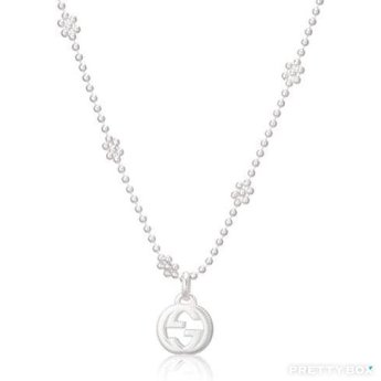 GUCCI INTERLOCKING G NECKLACE IN SILVER 479921