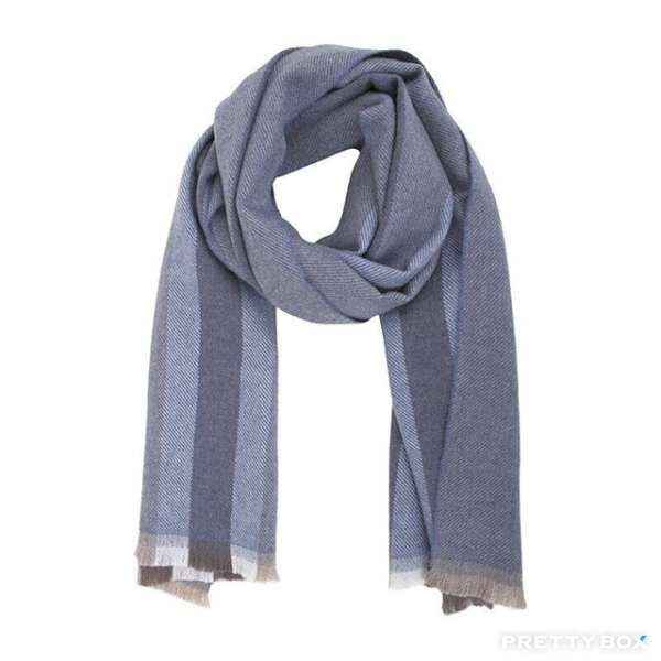 Gucci 藍色羊毛圍巾頸巾 387574-4G200-1677