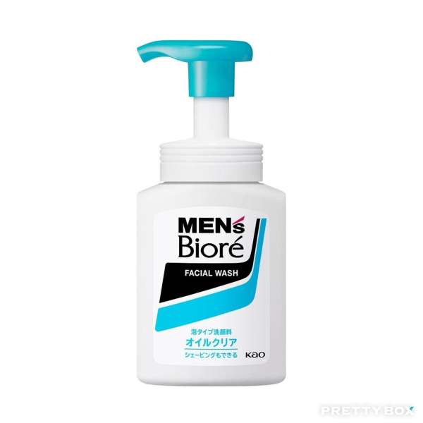 KAO Biore Men's Icy Double Oil Control Instant Foaming Wash 150ml