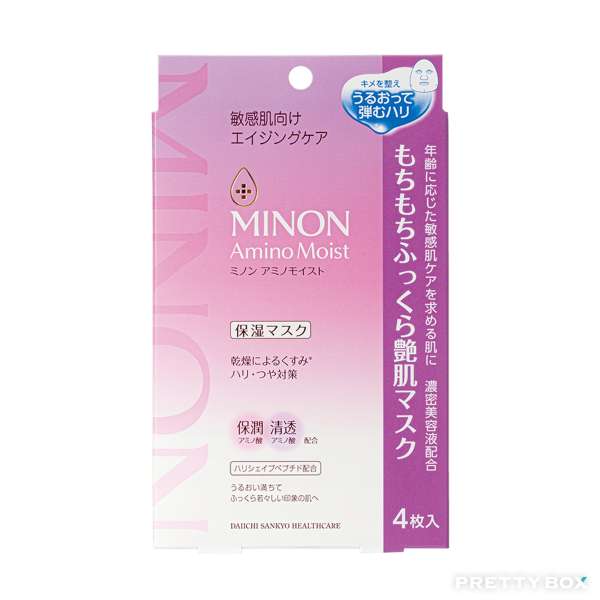 MINON Amion Moist Moisturizing Plump Skin Mask Face Mask 4 Sheets
