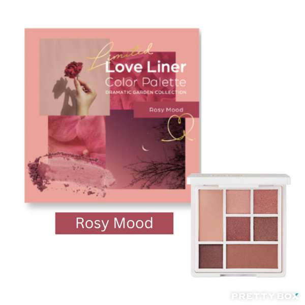 LOVE LINER Eye Color Palette Drama Garden Collection - Rosy Mood