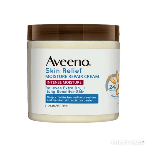 AVEENO Skin Relief Moisture Repair Cream (Intense Moisture, Fragrance Free) 311g