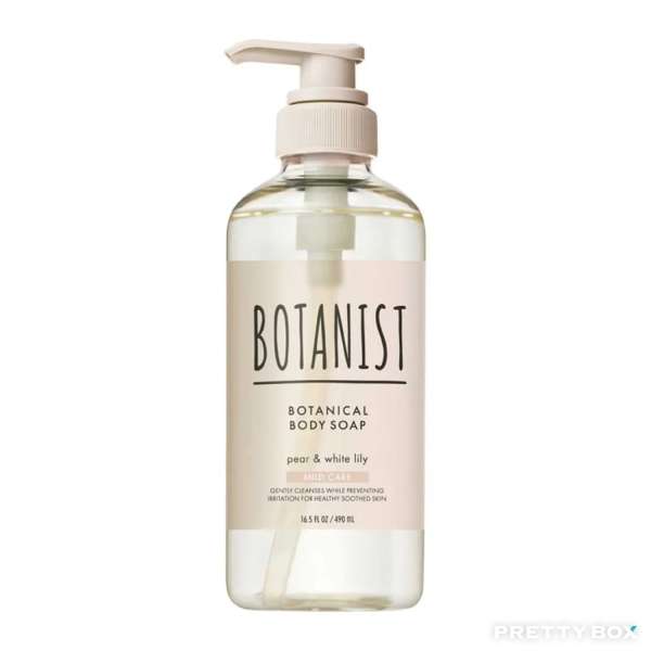 BOTANIST Botanical Body Soap (Mild Care - Pear & White Lily) 490ml