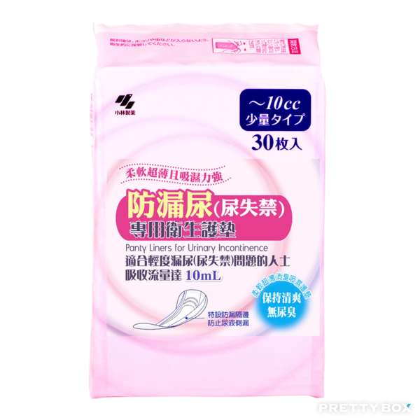 KOBAYASHI Pharmaceutical - Panty Liners Incontinence 10cc 30pcs