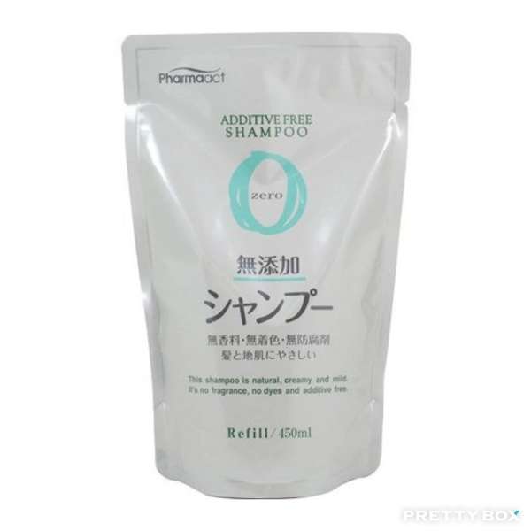 KUMANO Pharmaact Zero Additive Free Shampoo 450ml Refill