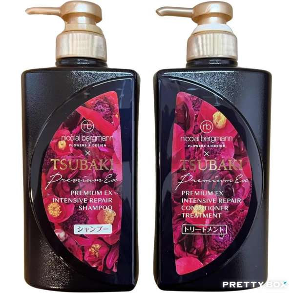 SHISEIDO TSUBAKI Premium EX Intensive Hair Repair Set (400ml + 400ml)【Limited Edition】