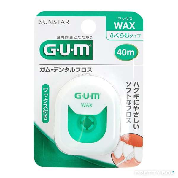 SUNSTAR GUM Dental floss (Wax Expansive Type) 40m