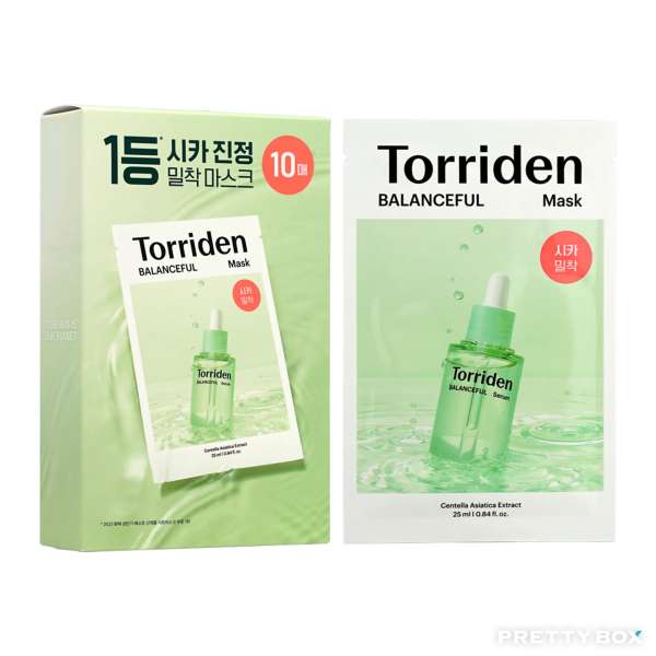Torriden Balanceful 積雪草保濕鎮靜面膜 10pcs