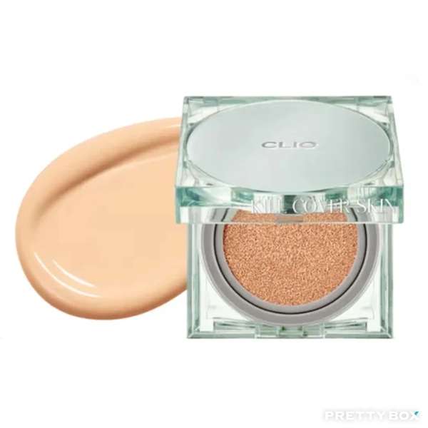CLIO Kill Cover Skin Fixer Cushion with refill SPF50+ PA+++ 23N GINGER 15g x 2