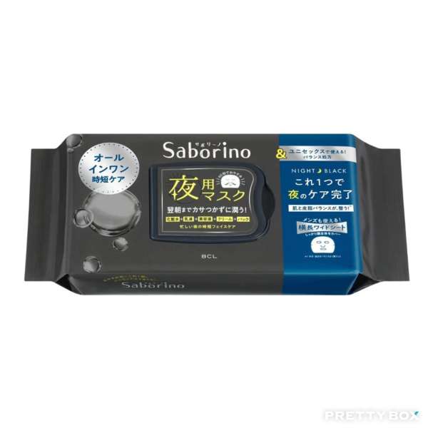 BCL Saborino Mascarilla Buenas Noches Tipo Reafirmante e Hidratante 32uds