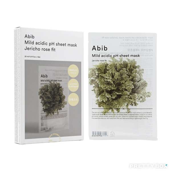 Abib Mild Acidic pH Sheet Mask Jericho Rose Fit 5 sheets
