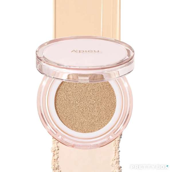 A'PIEU 水鎖墊半啞光粉底 SPF50+ PA++++ #21N 淺米色 15g