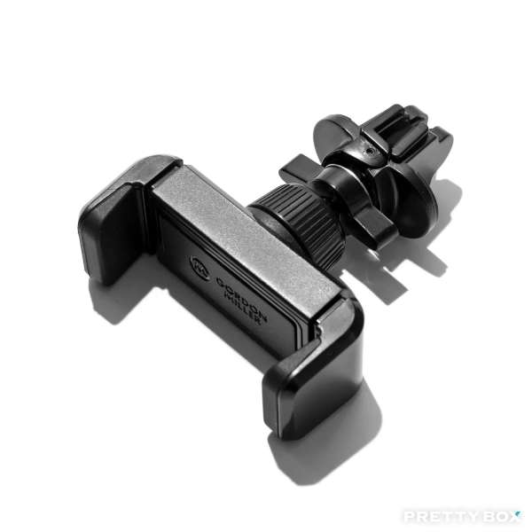 GORDON MILLER One-Push AC Clip Smartphone Holder - Black