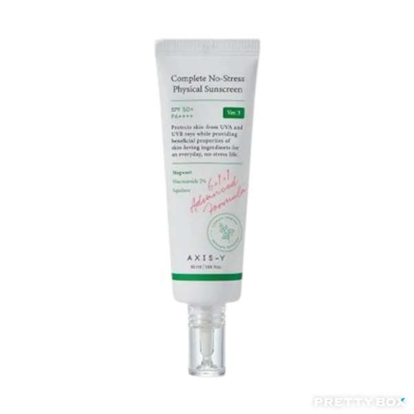 AXIS-Y Complete No Stress Physical Sunscreen SPF50+ PA++++ 50ml