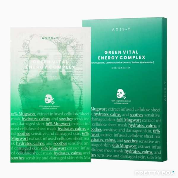 AXIS-Y 艾草活力修復煥發面膜 5pcs
