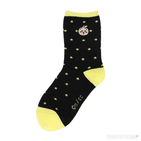 CHiiKAWA 刺繡圖案襪子 - 兔兔