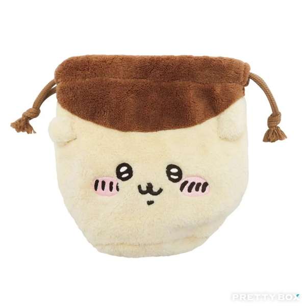 CHiiKAWA Face-shaped Pouch - Kuri-Manjū
