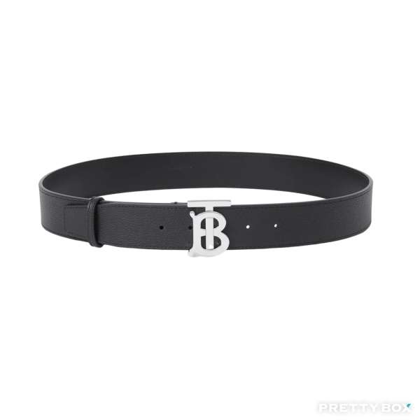 BURBERRY Leather Wide TB Belt 男款腰帶 8066651 85