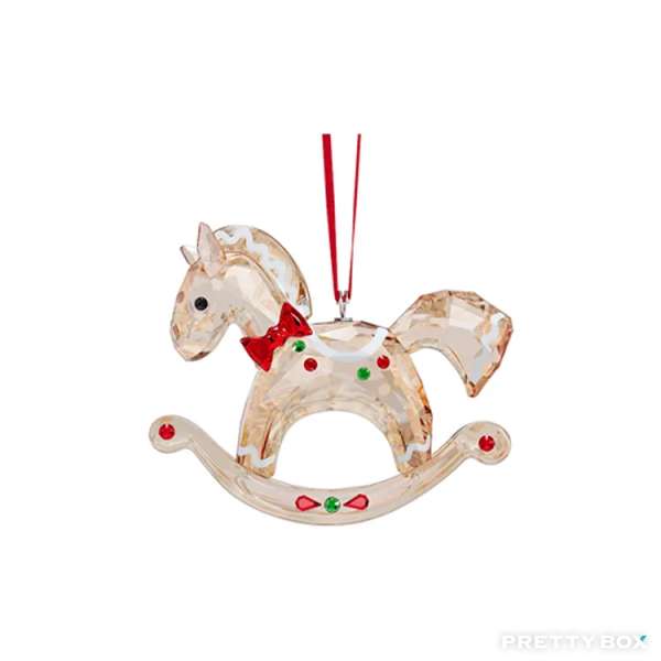 Swarovski 施華洛世奇 5627608, Holiday Cheers薑餅搖木馬掛飾