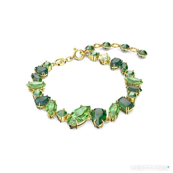 施華洛世奇 5652822 混合式切割, 綠色, 鍍金色色調