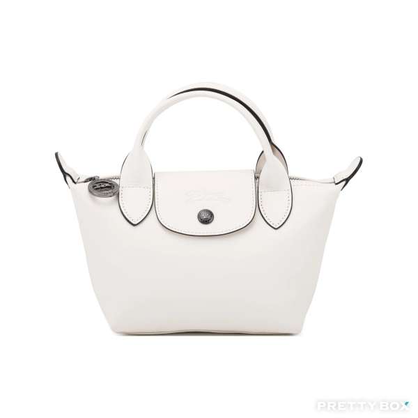 LONGCHAMP #L1500987037 Le Pliage Xtra 手提包 XS 牛皮 (亞麻色)