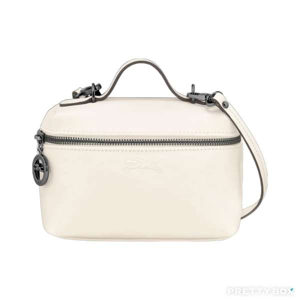 LONGCHAMP #10187987037 Le Pliage Xtra XS 斜揹袋 牛皮 (米白色)
