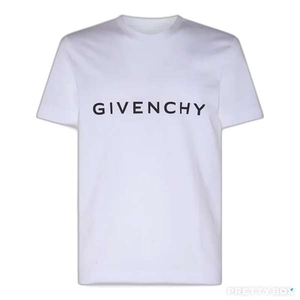 Givenchy #BM716G3YAC100 S 修身T恤 男款 白色