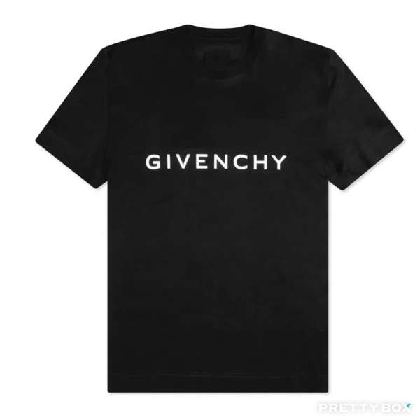 Givenchy #BM716G3YAC100 S 修身T恤 男款 黑色
