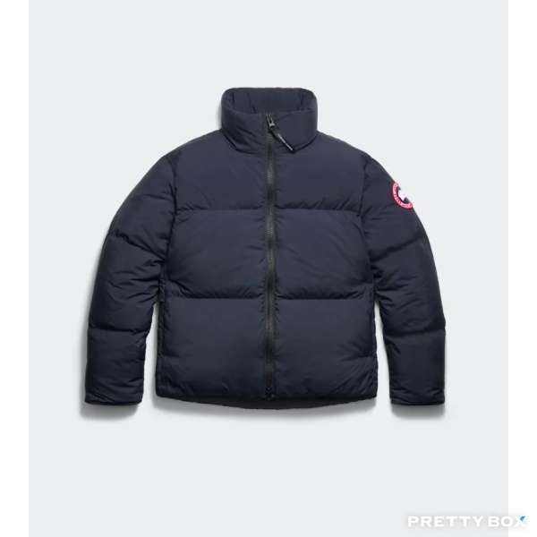 Canada Goose #2802M 63 S Lawrence系列帽拉鏈防風防水耐穿羽絨服男款 (海軍藍)