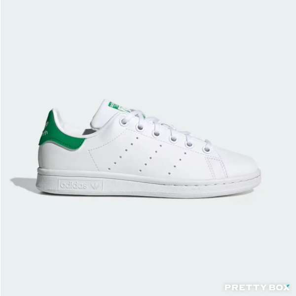 Adidas #FX7519 Originals STAN SMITH J 白绿色(UK 3)