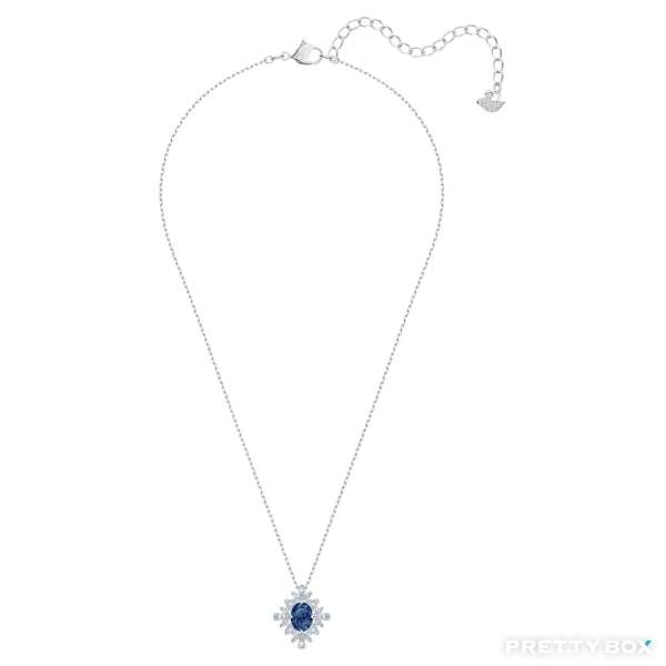 Swarovski 施華洛世奇 宮廷系列藍色水晶項鍊 5498831
