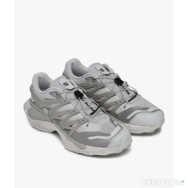 SALOMON# L47604700 UK 5舒适轻盈防滑耐磨 低帮跑步鞋 男女同款 灰色
