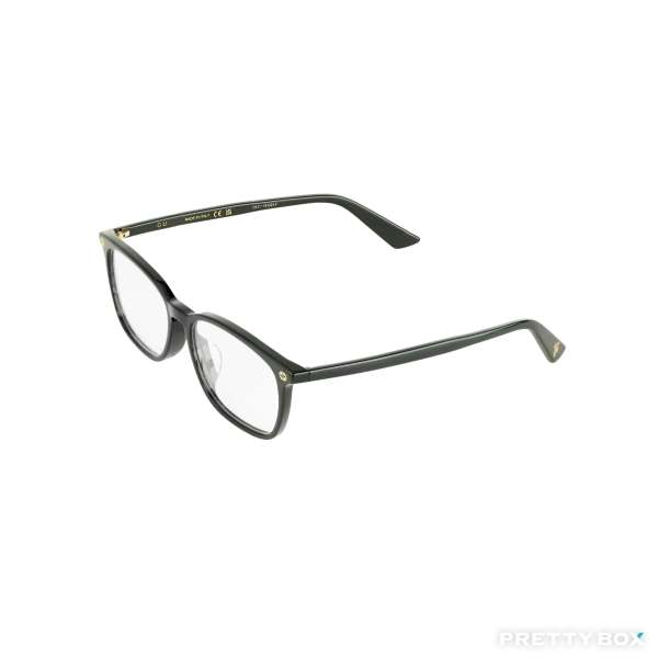 GUCCI# GG0156OA-001 時尚黑色方框眼鏡框 方形 光學鏡架
