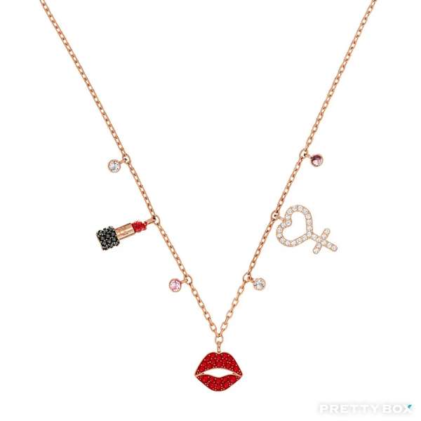 Swarovski 施華洛世奇 5409471 Mine 水晶唇膏红唇項鏈
