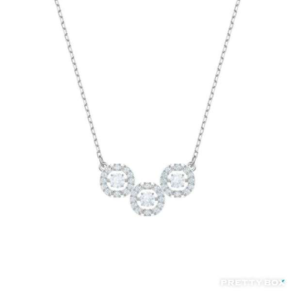 Swarovski 施華洛世奇 5465275 Sparkling Dance 三鑽跳動的心頸鍊