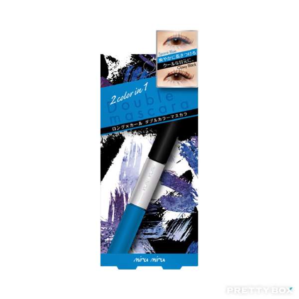 MIRU MIRU 雙色纖長卷翹睫毛膏 01 經典黑 / 星空藍