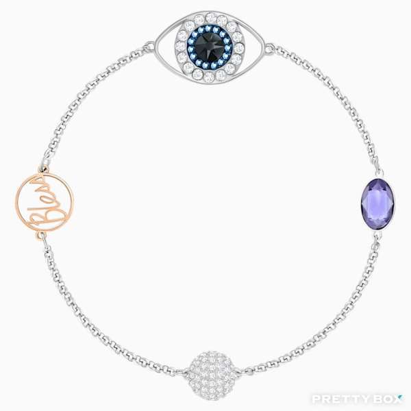 施華洛世奇 5373230 REMIX COLLECTION Evil Eye 隱形磁扣手鍊