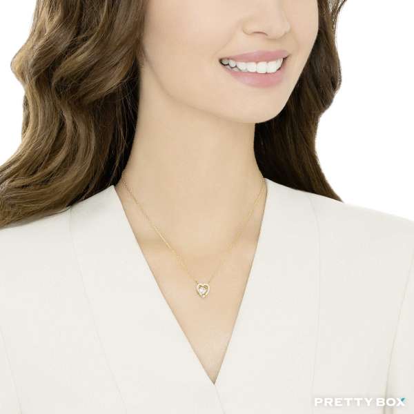 Sparkling dance heart necklace 2025