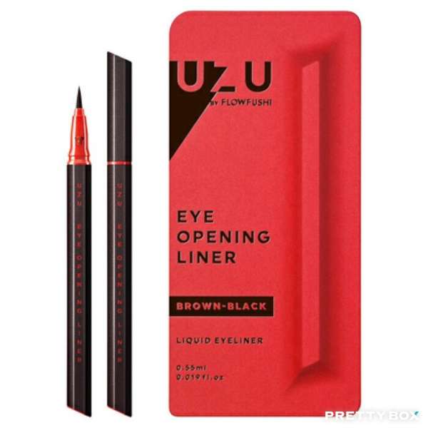 XXXXXXX Flow Fushi UZU EYE OPENING 啡黑色眼線液筆 0.55ml