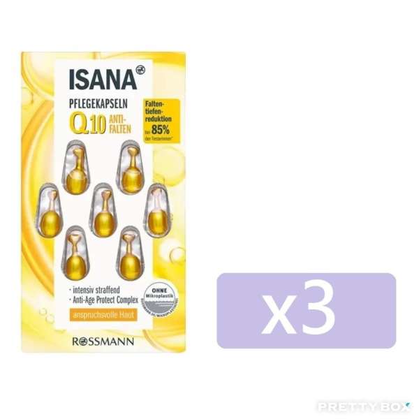 ISANA ( 3 件) (香港代理) Q10 輔酶精華原液膠囊7粒 (4305615551272)