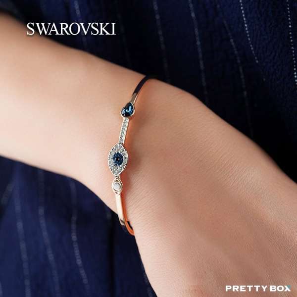 Buy Swarovski 5171991 SYMBOLIC Evil Eye Bangle - Pretty Box
