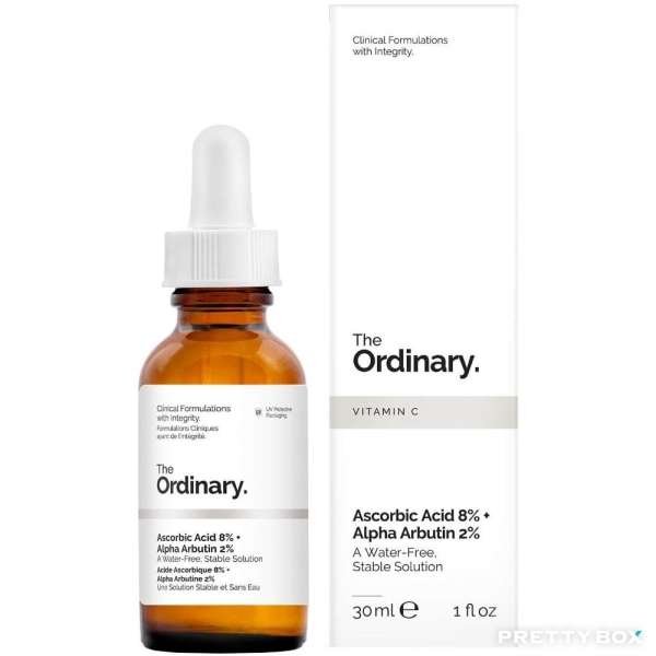 The Ordinary Ácido Ascórbico 8% + Alfa Arbutina 2% 30ml