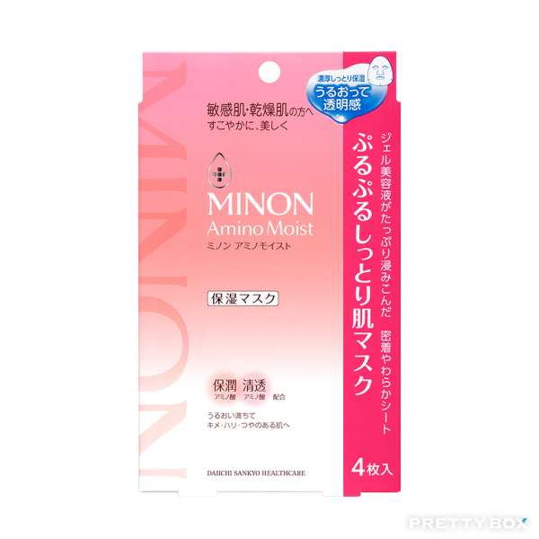 MINON Amion Moist Essential Mask 22ml 4pcs