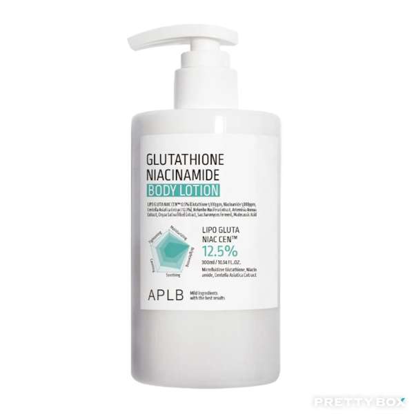 Lotion corporelle APLB Glutathion Niacinamide 300 ml