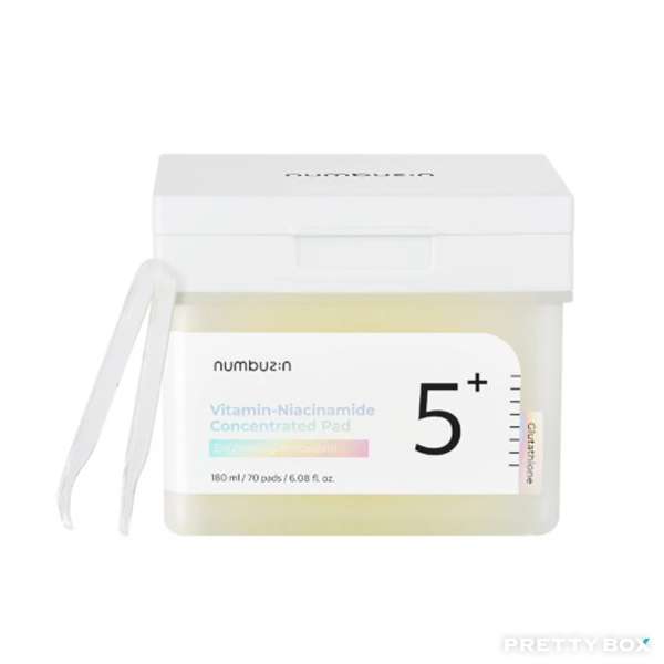 numbuzin No.5 維生素美白淡斑棉片 180ml/70pcs