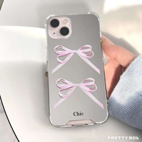 Bows Mirrored Phone Case - iPhone15