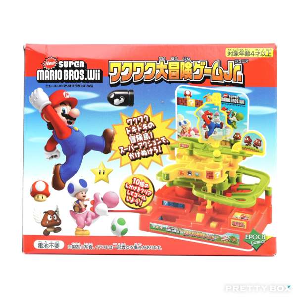 NEW Super Mario Bros. Wii Exciting Adventure Game Jr. Screwball Scramble