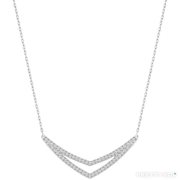 Swarovski 施華洛世奇 Alpha 雙V項鍊 5197483